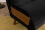 Atelier Del Sofa Cosmo Sofá-Cama de 2 Plazas - Negro